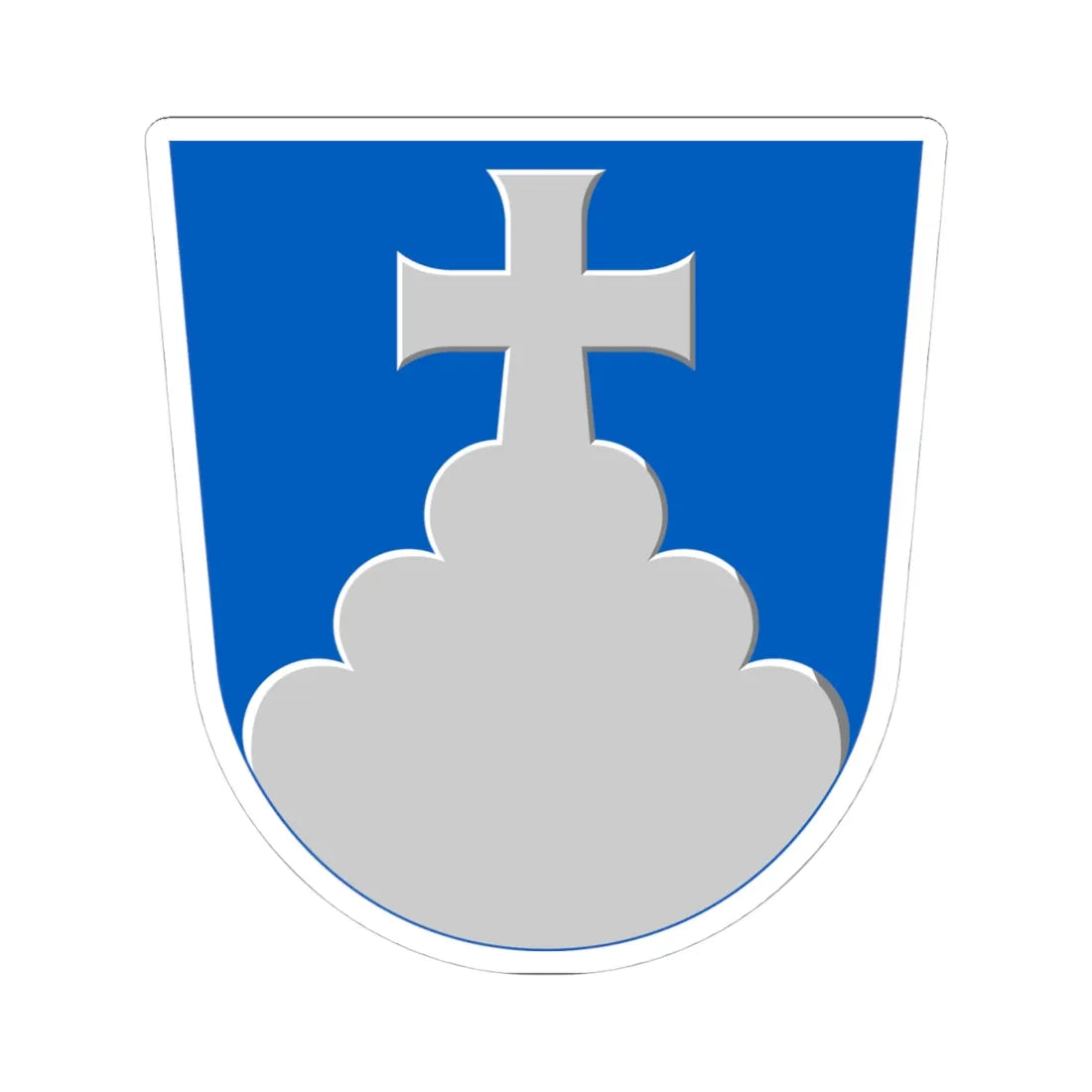 Töysä.vaakuna (Finland) (Coat of Arms) STICKER Vinyl Kiss-Cut Decal 4 Inch White - The Sticker Space