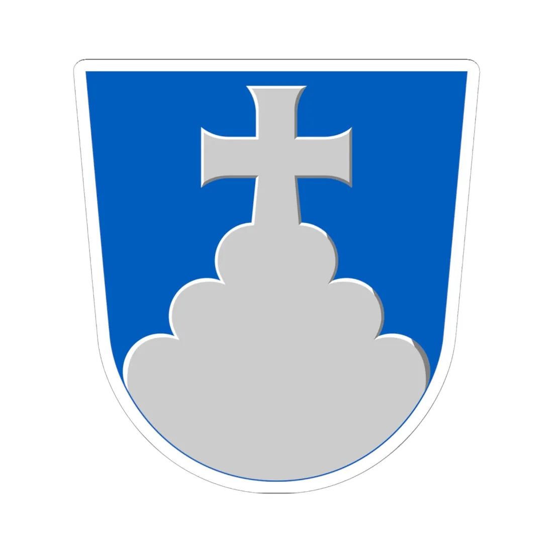 Töysä.vaakuna (Finland) (Coat of Arms) STICKER Vinyl Kiss-Cut Decal 6 Inch White - The Sticker Space