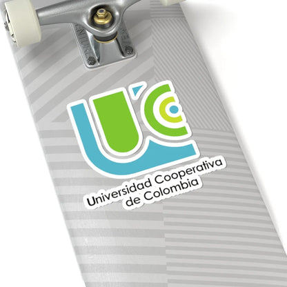 U. Cooperativa de Colombia logo (Colombia) (Coat of Arms) STICKER Vinyl Kiss-Cut Decal - The Sticker Space