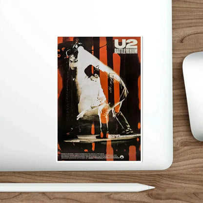 U2 Rattle and Hum 1988 Movie Poster STICKER Vinyl Die-Cut Decal - The Sticker Space