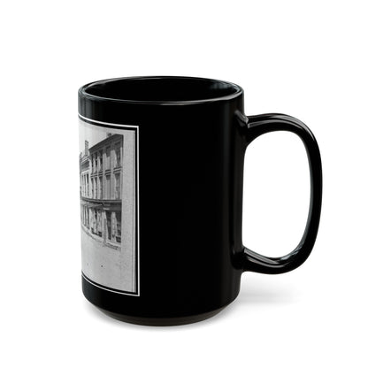 U.S. Quartermaster's Office, Charleston, South Carolina (U.S. Civil War) Black Coffee Mug-The Sticker Space