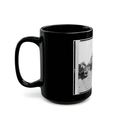 U.S. Quartermaster's Office, Charleston, South Carolina (U.S. Civil War) Black Coffee Mug-The Sticker Space