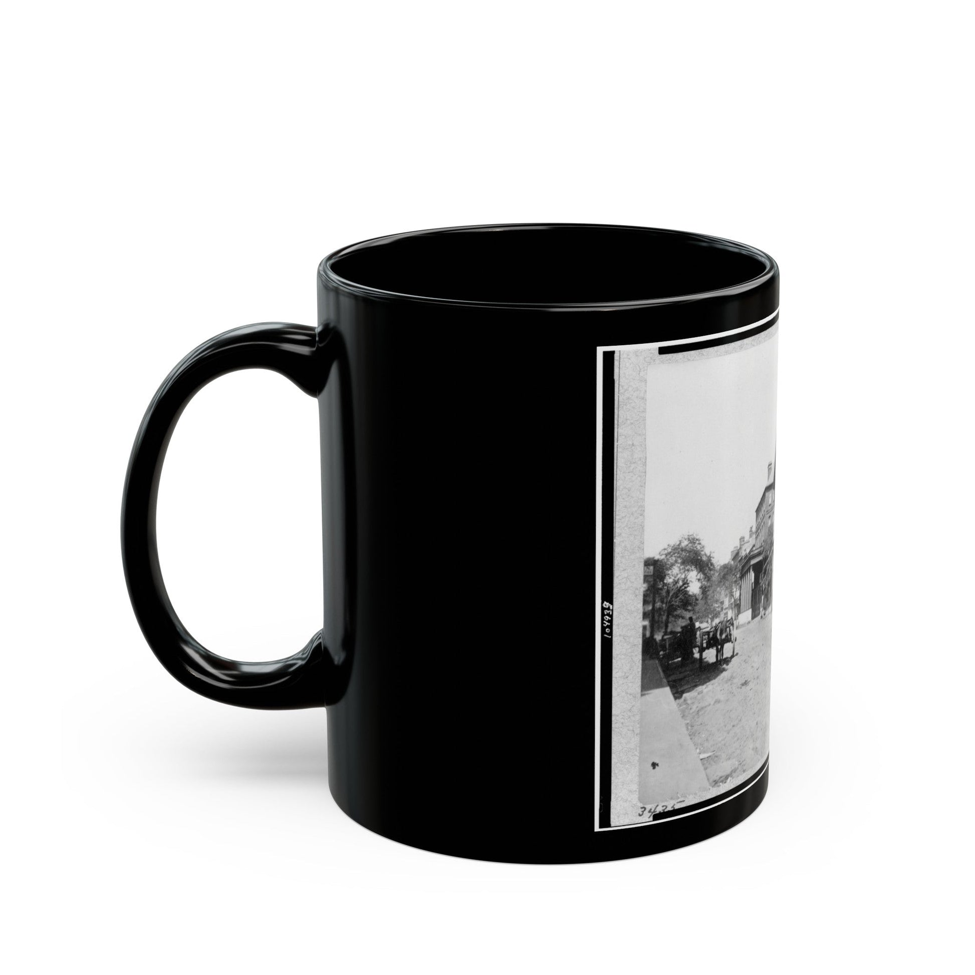 U.S. Quartermaster's Office, Charleston, South Carolina (U.S. Civil War) Black Coffee Mug-The Sticker Space