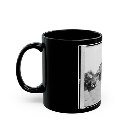 U.S. Quartermaster's Office, Charleston, South Carolina (U.S. Civil War) Black Coffee Mug-The Sticker Space