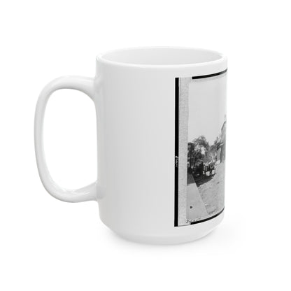 U.S. Quartermaster's Office, Charleston, South Carolina (U.S. Civil War) White Coffee Mug-The Sticker Space