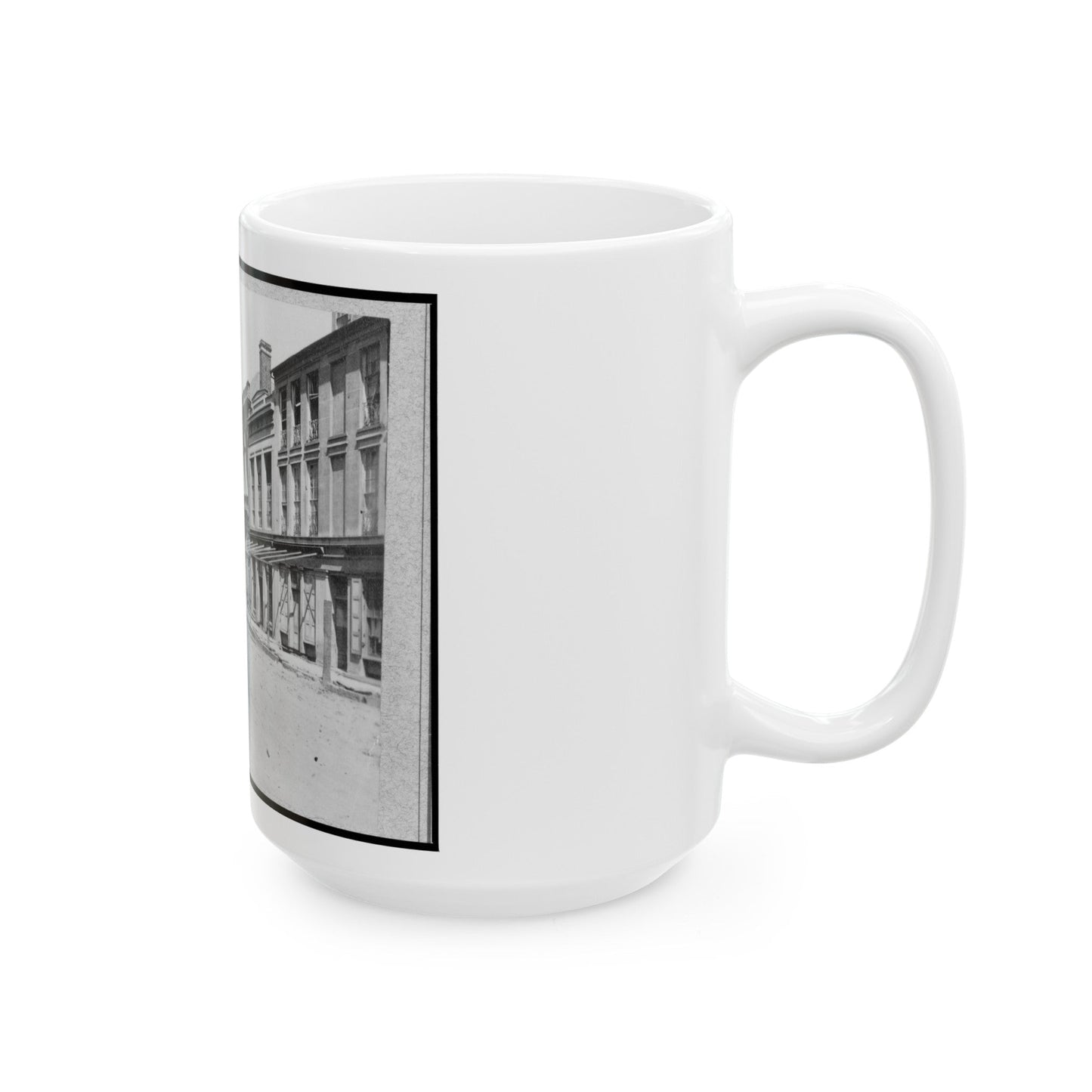 U.S. Quartermaster's Office, Charleston, South Carolina (U.S. Civil War) White Coffee Mug-The Sticker Space