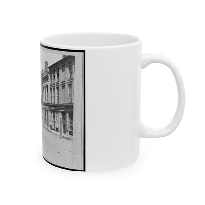 U.S. Quartermaster's Office, Charleston, South Carolina (U.S. Civil War) White Coffee Mug-The Sticker Space