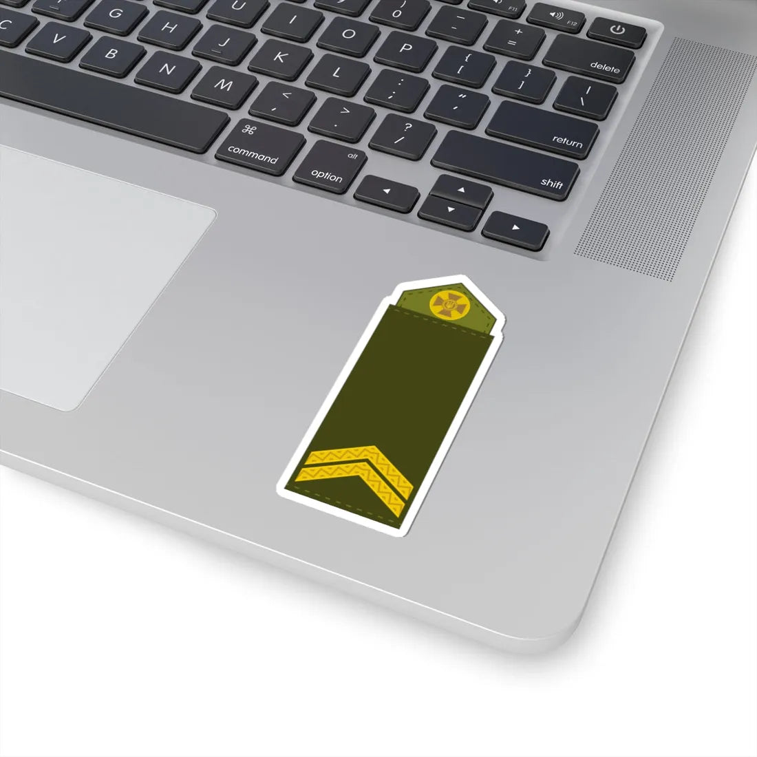 UA shoulder mark 03 (Ukraine) (Military Rank) STICKER Vinyl Kiss-Cut Decal - The Sticker Space