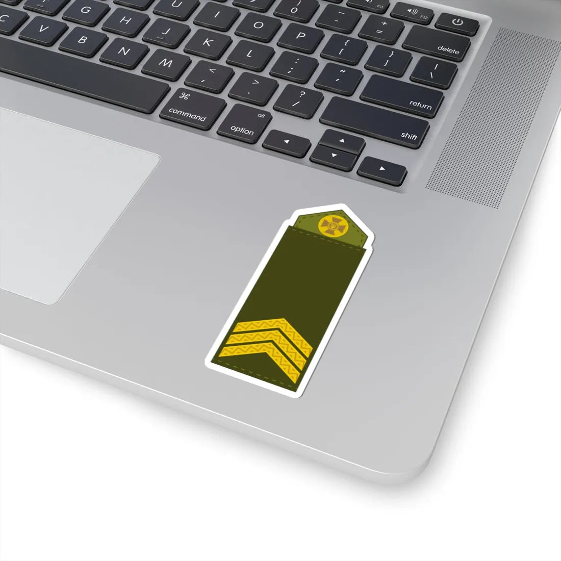UA shoulder mark 04 (Ukraine) (Military Rank) STICKER Vinyl Kiss-Cut Decal - The Sticker Space