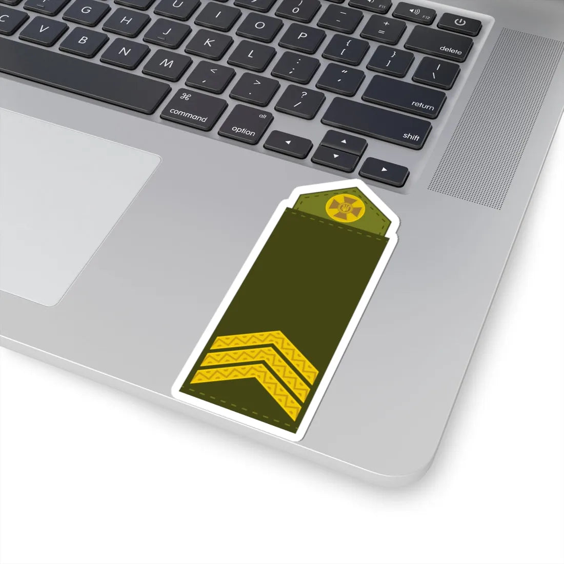 UA shoulder mark 04 (Ukraine) (Military Rank) STICKER Vinyl Kiss-Cut Decal - The Sticker Space
