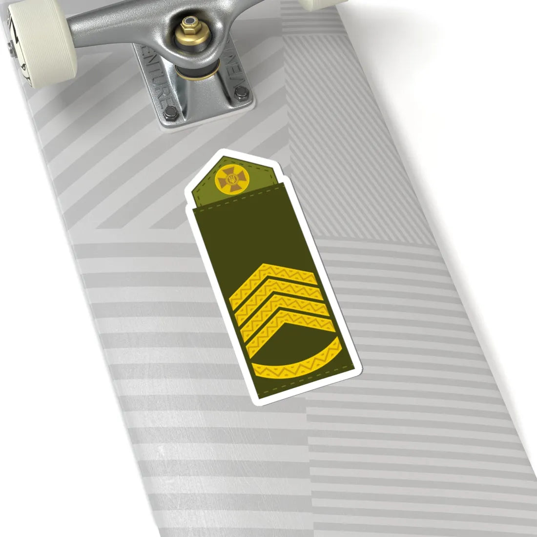 UA shoulder mark 06 (Ukraine) (Military Rank) STICKER Vinyl Kiss-Cut Decal - The Sticker Space