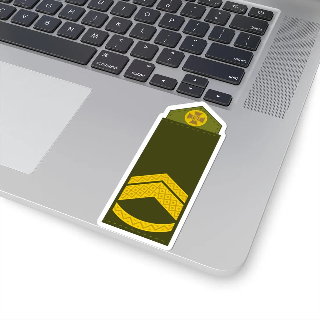 UA shoulder mark 08 (Ukraine) (Military Rank) STICKER Vinyl Kiss-Cut Decal - The Sticker Space