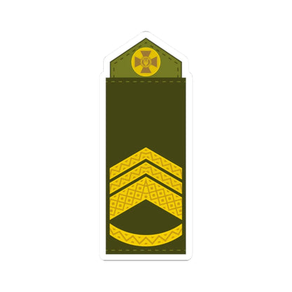 UA shoulder mark 09 (Ukraine) (Military Rank) STICKER Vinyl Kiss-Cut Decal 2 Inch White - The Sticker Space