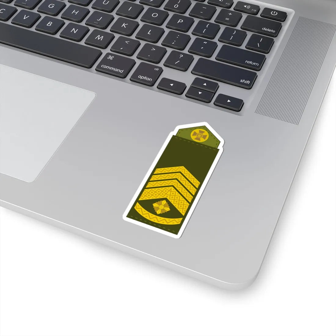UA shoulder mark 10 (Ukraine) (Military Rank) STICKER Vinyl Kiss-Cut Decal - The Sticker Space