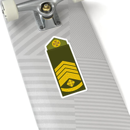 UA shoulder mark 10 (Ukraine) (Military Rank) STICKER Vinyl Kiss-Cut Decal - The Sticker Space