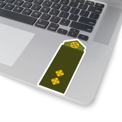 UA shoulder mark 12 (Ukraine) (Military Rank) STICKER Vinyl Kiss-Cut Decal - The Sticker Space