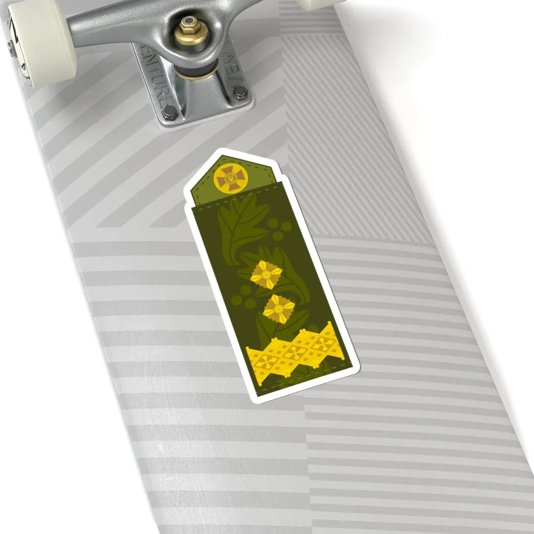 UA shoulder mark 19 (Ukraine) (Military Rank) STICKER Vinyl Kiss-Cut Decal - The Sticker Space