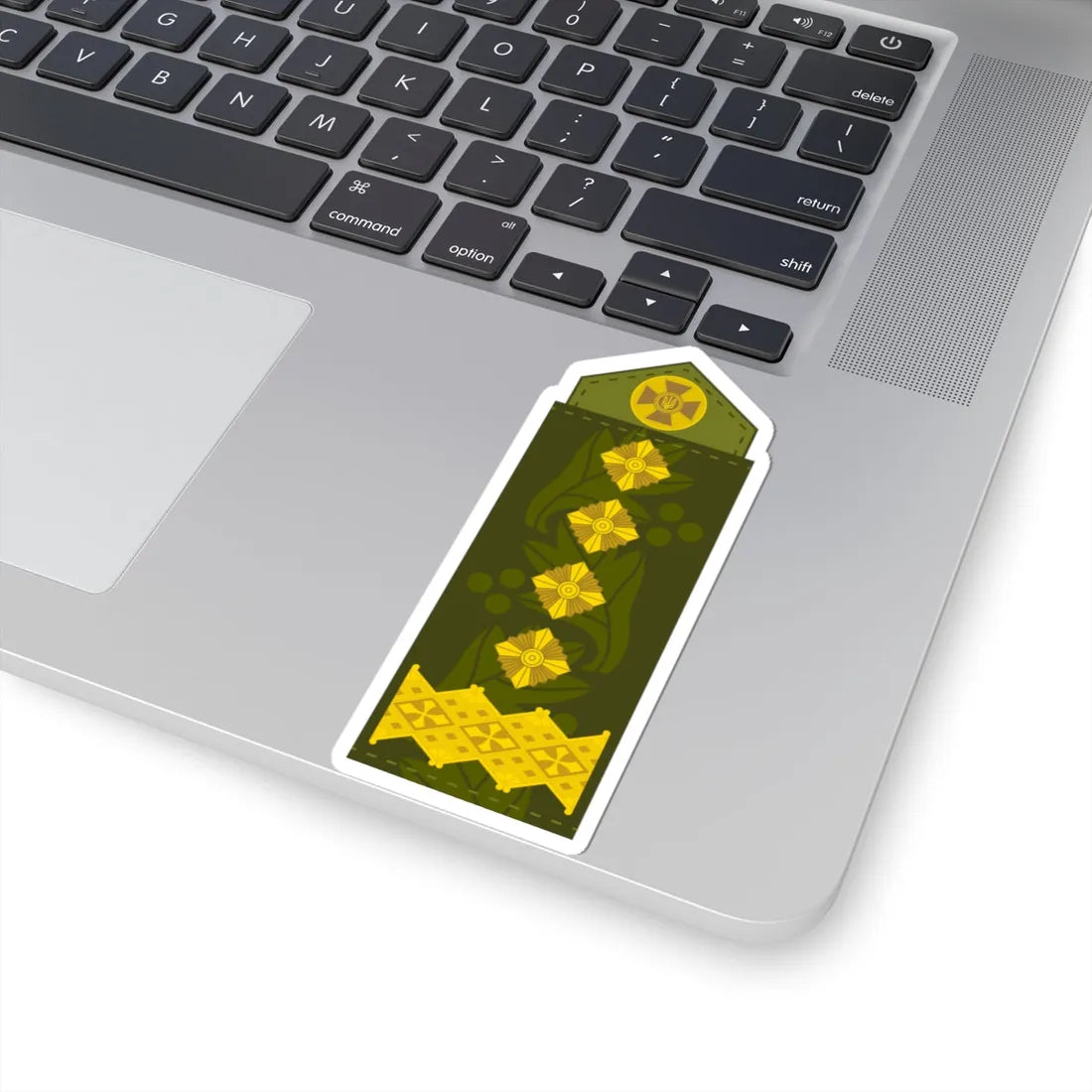 UA shoulder mark 21 (Ukraine) (Military Rank) STICKER Vinyl Kiss-Cut Decal - The Sticker Space