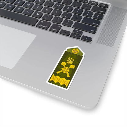 UA shoulder mark 22 (Ukraine) (Military Rank) STICKER Vinyl Kiss-Cut Decal - The Sticker Space