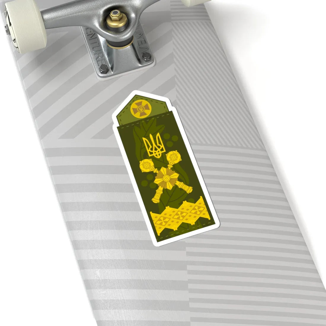 UA shoulder mark 22 (Ukraine) (Military Rank) STICKER Vinyl Kiss-Cut Decal - The Sticker Space