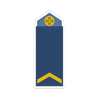 UAAF shoulder mark 02 (Ukraine) (Military Rank) STICKER Vinyl Kiss-Cut Decal 4 Inch White - The Sticker Space