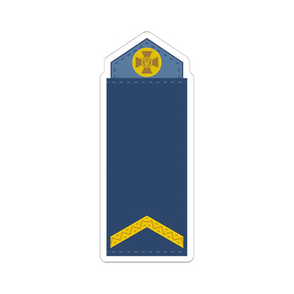 UAAF shoulder mark 02 (Ukraine) (Military Rank) STICKER Vinyl Kiss-Cut Decal 6 Inch White - The Sticker Space