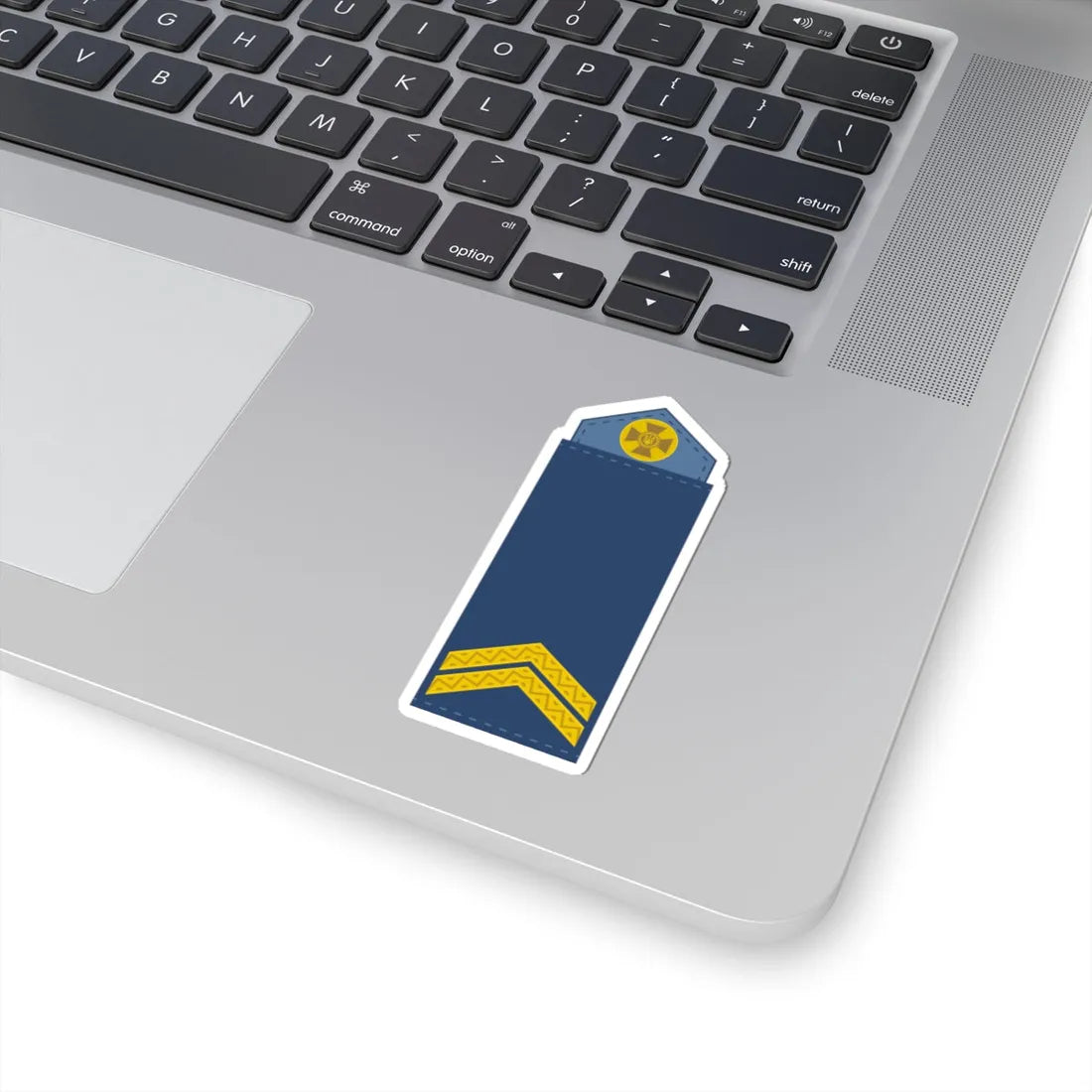 UAAF shoulder mark 03 (Ukraine) (Military Rank) STICKER Vinyl Kiss-Cut Decal - The Sticker Space