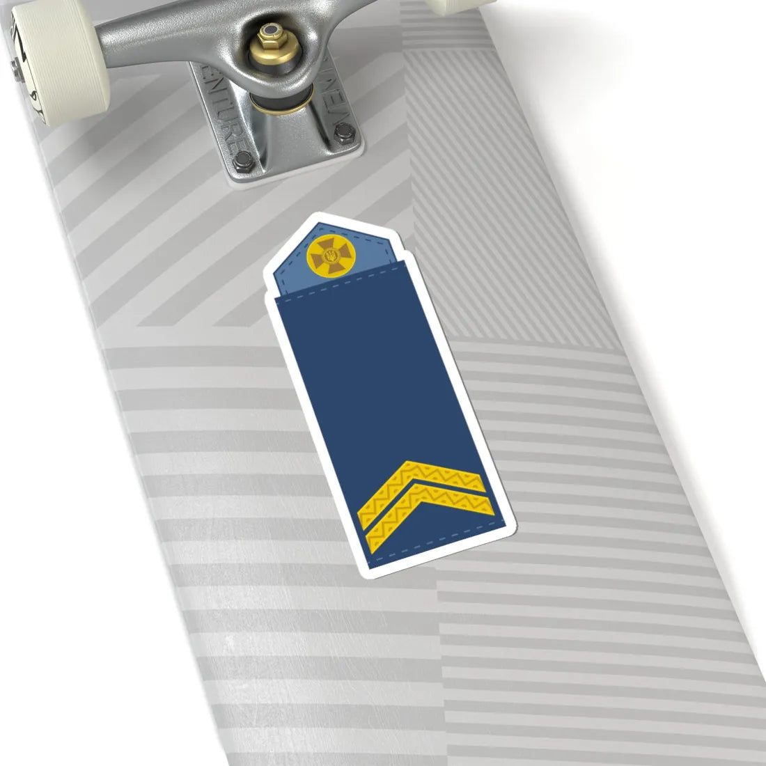 UAAF shoulder mark 03 (Ukraine) (Military Rank) STICKER Vinyl Kiss-Cut Decal - The Sticker Space
