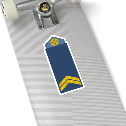 UAAF shoulder mark 03 (Ukraine) (Military Rank) STICKER Vinyl Kiss-Cut Decal - The Sticker Space