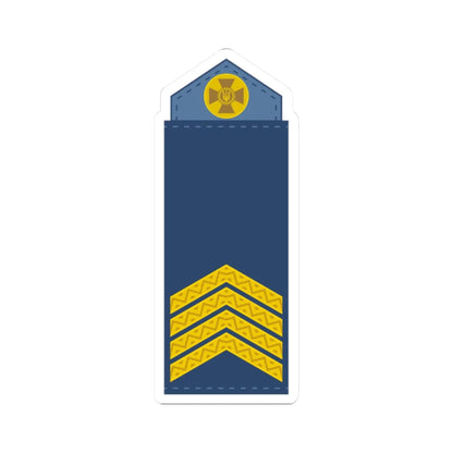 UAAF shoulder mark 05 (Ukraine) (Military Rank) STICKER Vinyl Kiss-Cut Decal 2 Inch White - The Sticker Space
