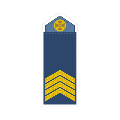 UAAF shoulder mark 05 (Ukraine) (Military Rank) STICKER Vinyl Kiss-Cut Decal 3 Inch White - The Sticker Space