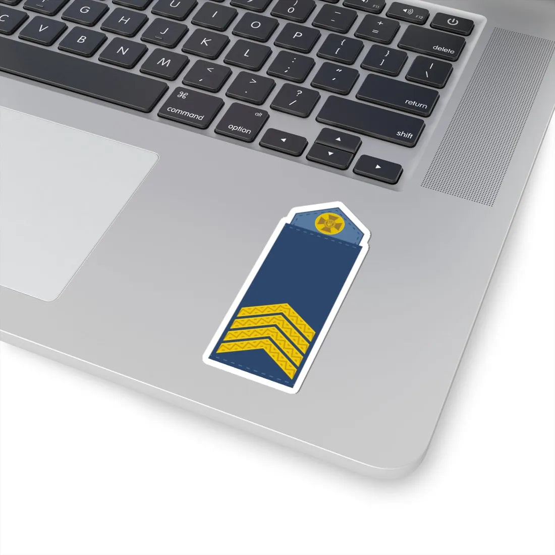 UAAF shoulder mark 05 (Ukraine) (Military Rank) STICKER Vinyl Kiss-Cut Decal - The Sticker Space