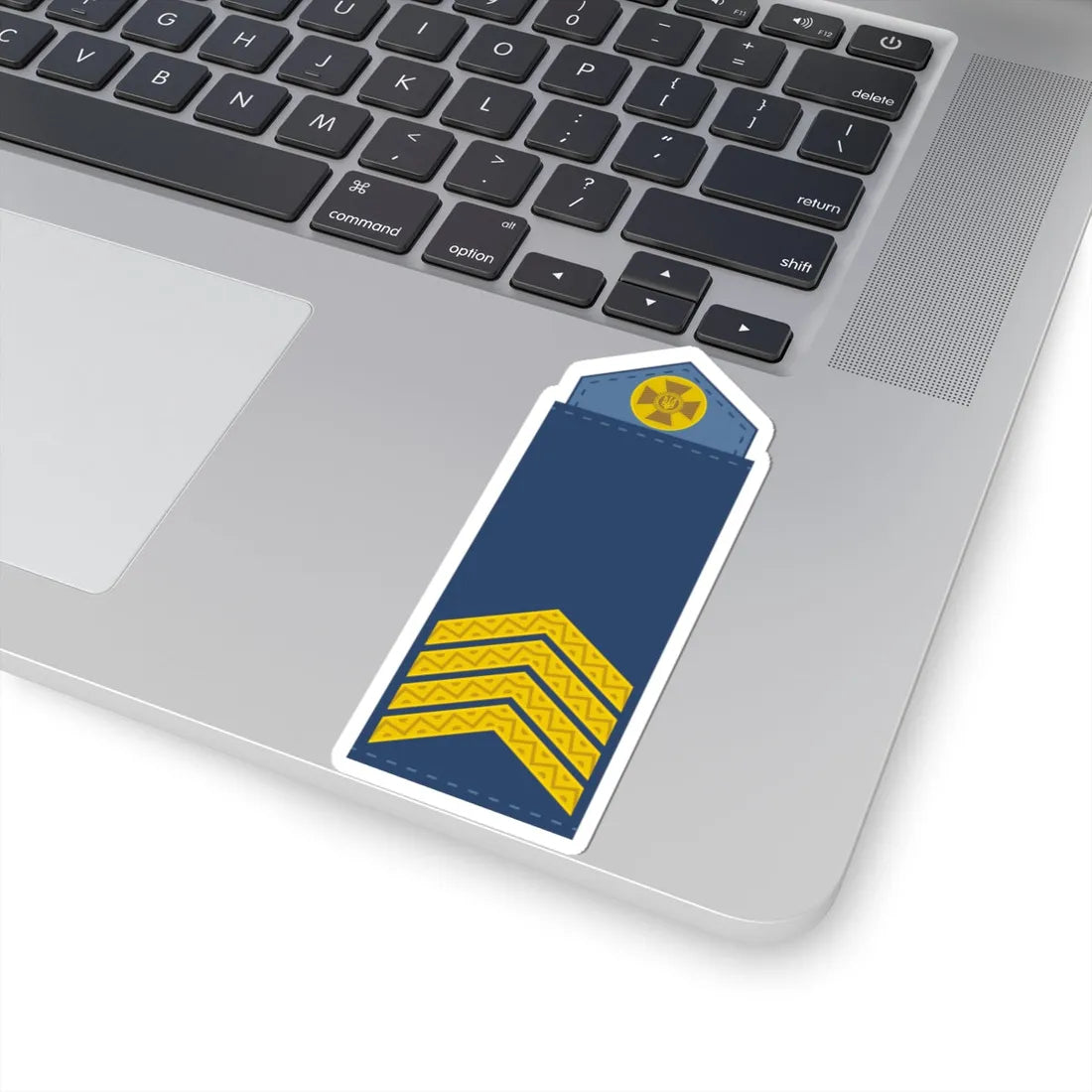 UAAF shoulder mark 05 (Ukraine) (Military Rank) STICKER Vinyl Kiss-Cut Decal - The Sticker Space