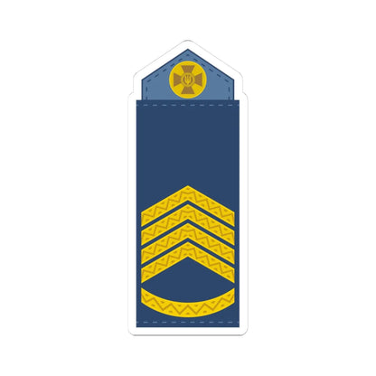 UAAF shoulder mark 06 (Ukraine) (Military Rank) STICKER Vinyl Kiss-Cut Decal 3 Inch White - The Sticker Space
