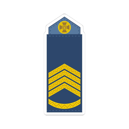UAAF shoulder mark 06 (Ukraine) (Military Rank) STICKER Vinyl Kiss-Cut Decal 4 Inch White - The Sticker Space