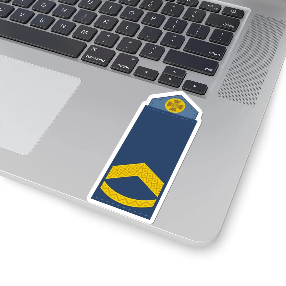 UAAF shoulder mark 07 (Ukraine) (Military Rank) STICKER Vinyl Kiss-Cut Decal - The Sticker Space