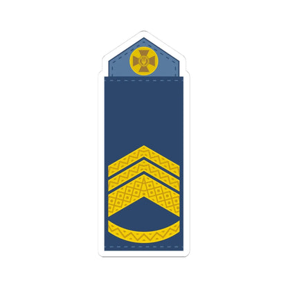 UAAF shoulder mark 09 (Ukraine) (Military Rank) STICKER Vinyl Kiss-Cut Decal 3 Inch White - The Sticker Space