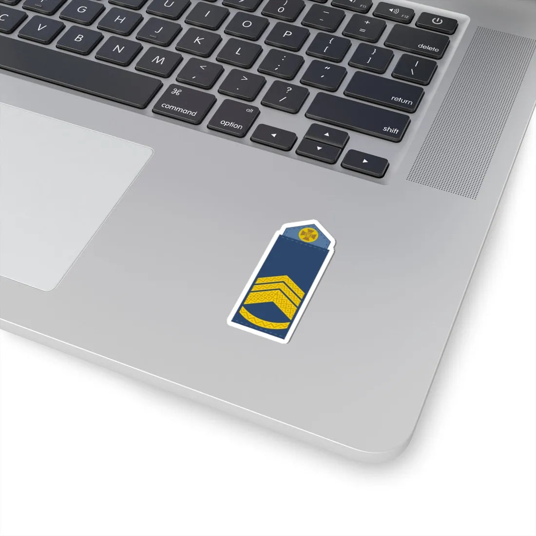 UAAF shoulder mark 09 (Ukraine) (Military Rank) STICKER Vinyl Kiss-Cut Decal - The Sticker Space