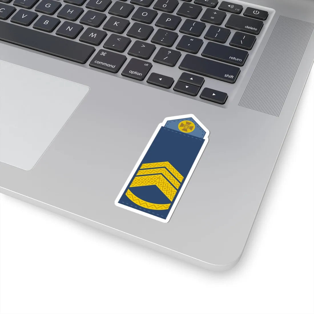 UAAF shoulder mark 09 (Ukraine) (Military Rank) STICKER Vinyl Kiss-Cut Decal - The Sticker Space