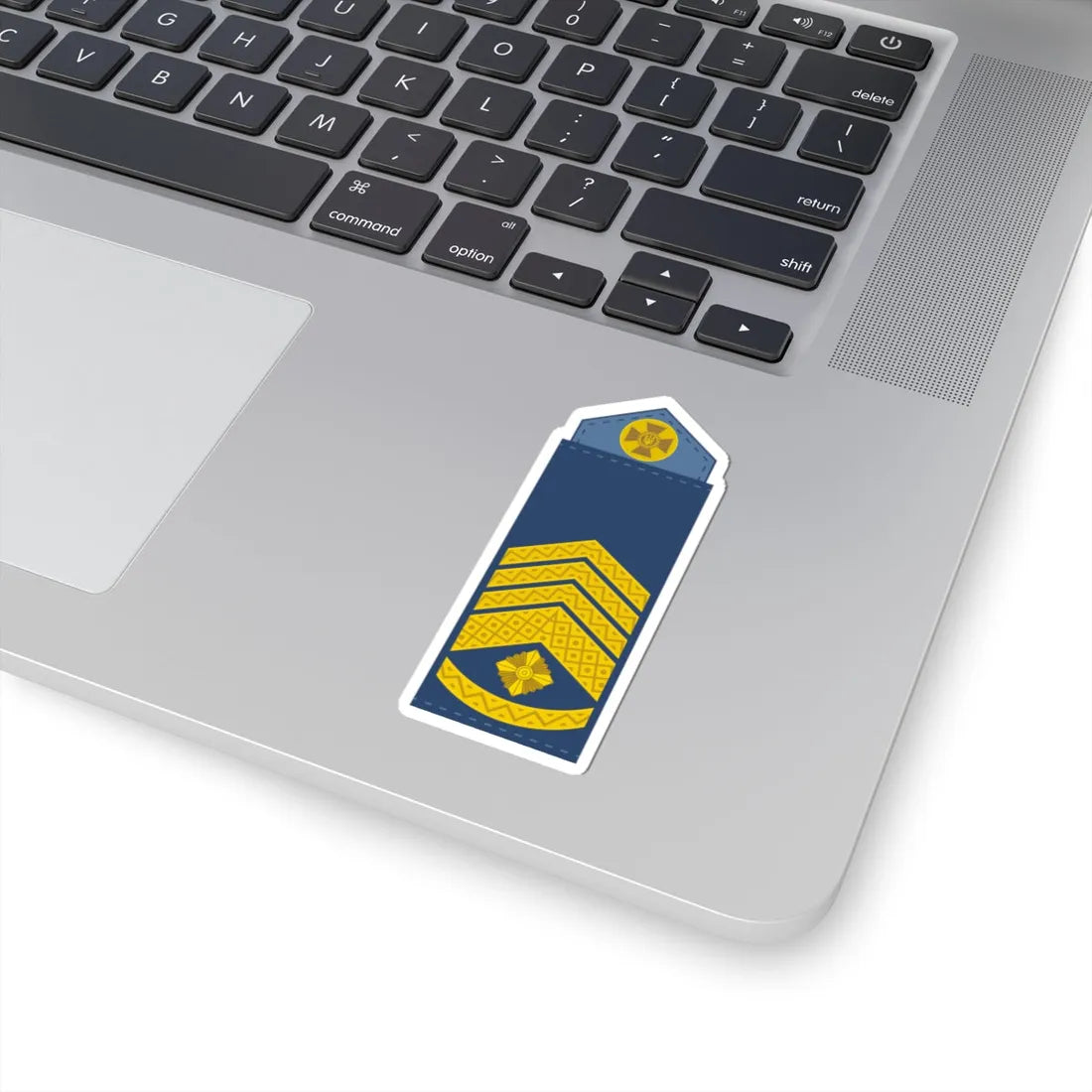 UAAF shoulder mark 10 (Ukraine) (Military Rank) STICKER Vinyl Kiss-Cut Decal - The Sticker Space