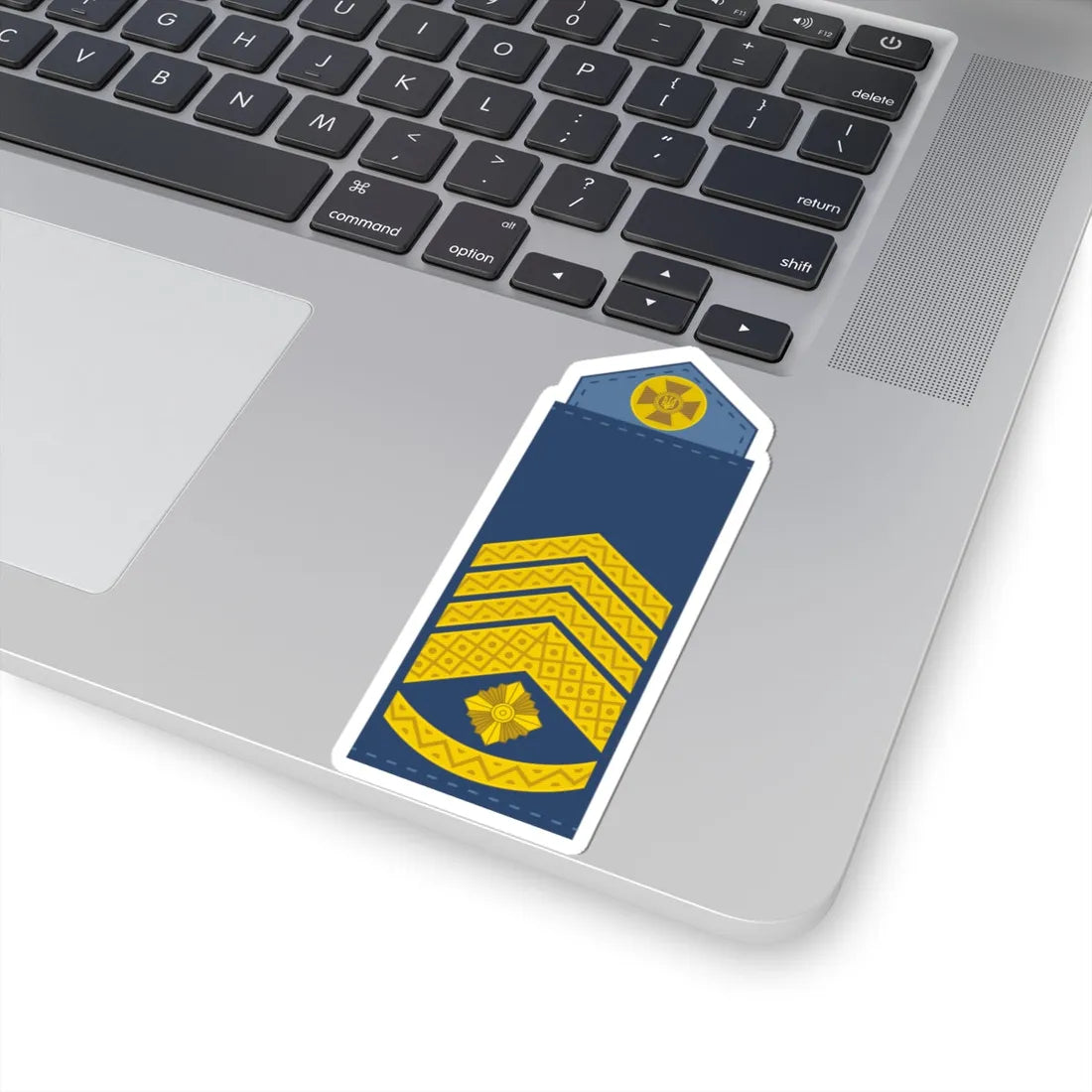 UAAF shoulder mark 10 (Ukraine) (Military Rank) STICKER Vinyl Kiss-Cut Decal - The Sticker Space