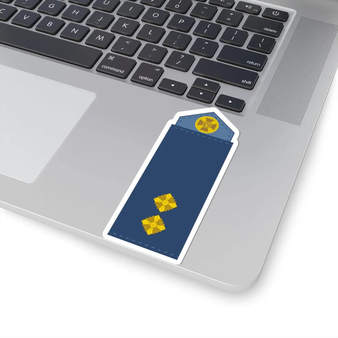 UAAF shoulder mark 12 (Ukraine) (Military Rank) STICKER Vinyl Kiss-Cut Decal - The Sticker Space