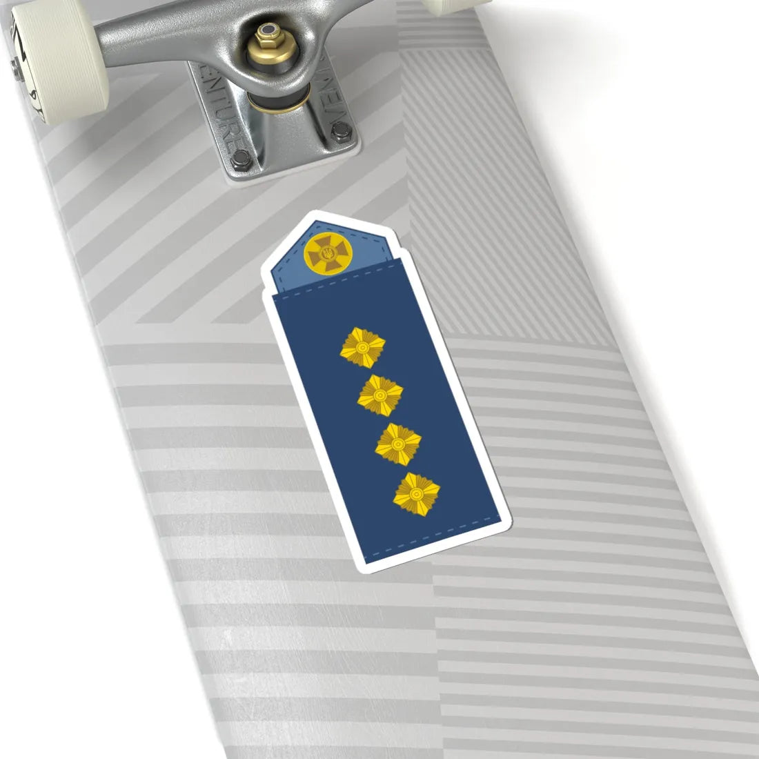 UAAF shoulder mark 14 (Ukraine) (Military Rank) STICKER Vinyl Kiss-Cut Decal - The Sticker Space