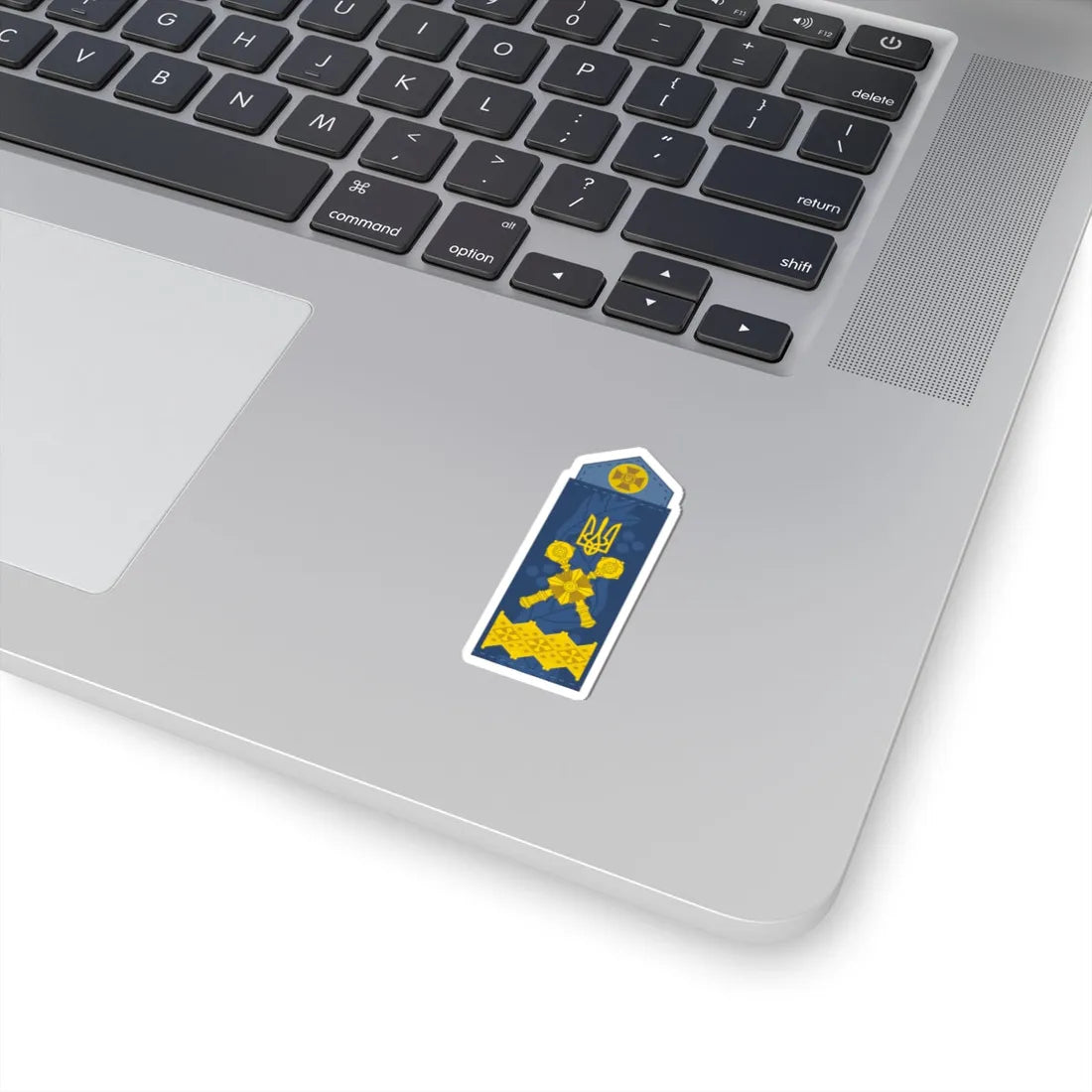 UAAF shoulder mark 22 (Ukraine) (Military Rank) STICKER Vinyl Kiss-Cut Decal - The Sticker Space