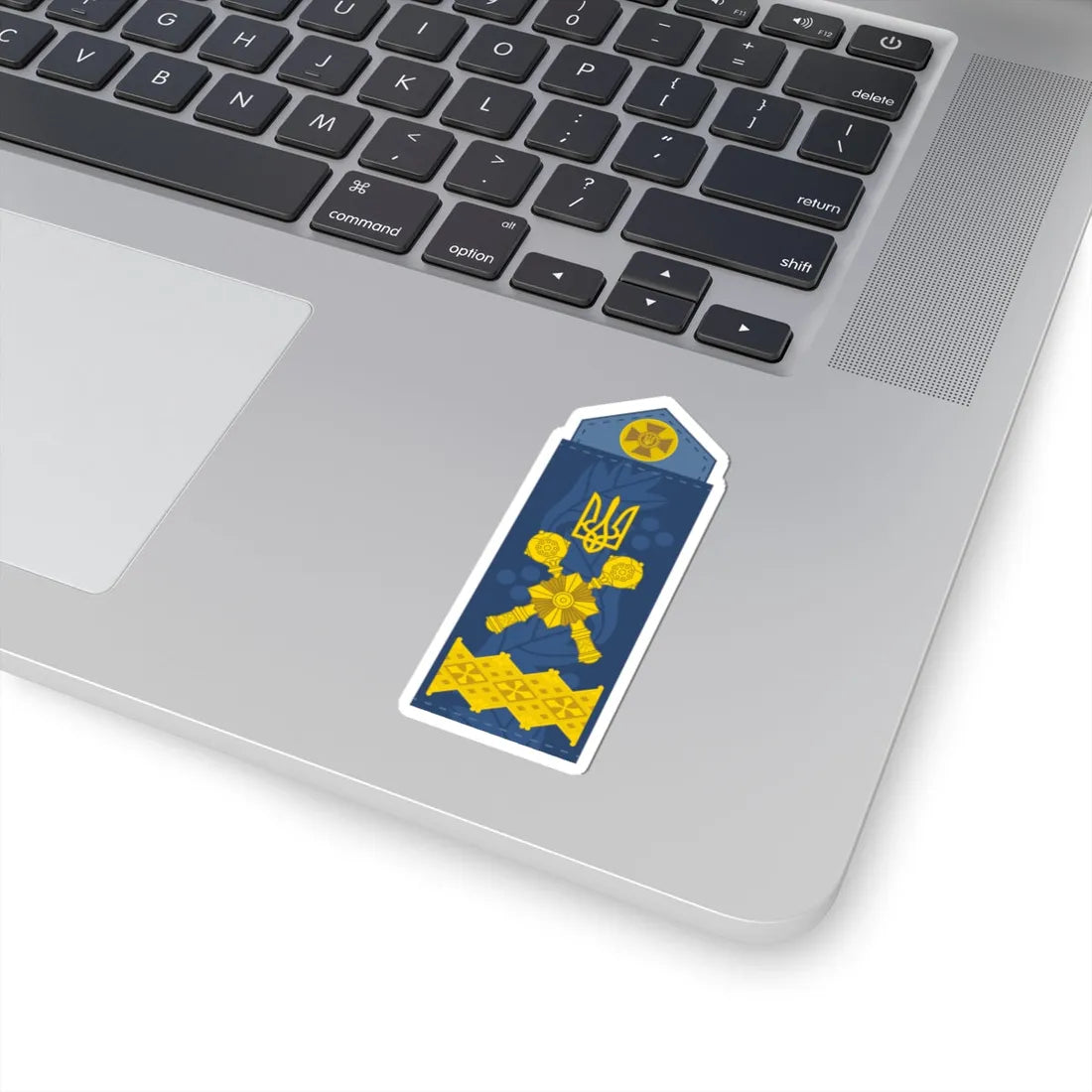UAAF shoulder mark 22 (Ukraine) (Military Rank) STICKER Vinyl Kiss-Cut Decal - The Sticker Space