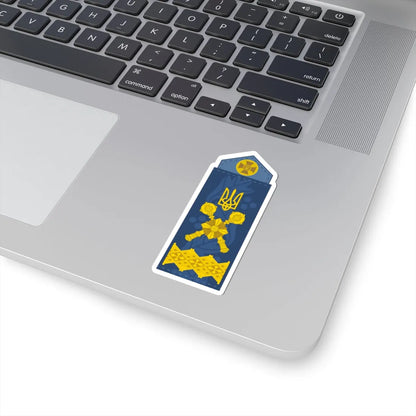 UAAF shoulder mark 22 (Ukraine) (Military Rank) STICKER Vinyl Kiss-Cut Decal - The Sticker Space