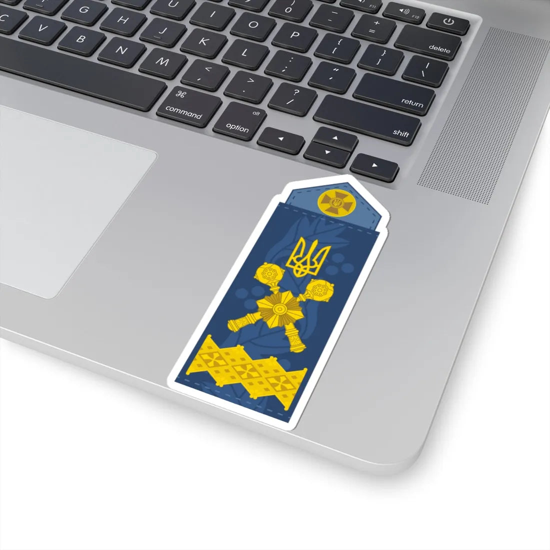 UAAF shoulder mark 22 (Ukraine) (Military Rank) STICKER Vinyl Kiss-Cut Decal - The Sticker Space