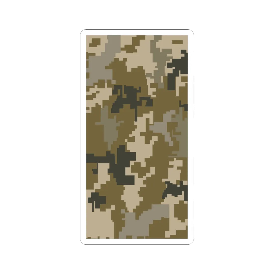 UAc shoulder mark 01 (Ukraine) (Military Rank) STICKER Vinyl Kiss-Cut Decal 4 Inch White - The Sticker Space