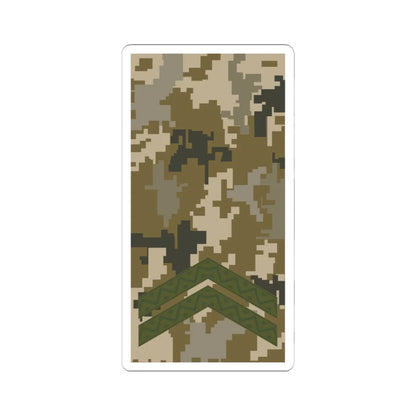 UAc shoulder mark 03 (Ukraine) (Military Rank) STICKER Vinyl Kiss-Cut Decal 3 Inch White - The Sticker Space