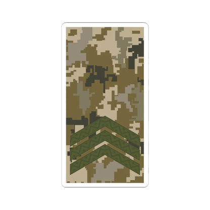UAc shoulder mark 04 (Ukraine) (Military Rank) STICKER Vinyl Kiss-Cut Decal 3 Inch White - The Sticker Space
